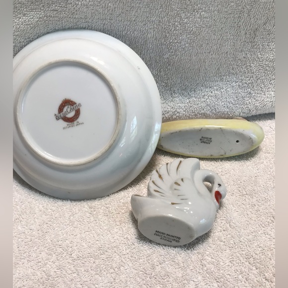 Hira China 3 vintage miniature porcelain items made in occupied Japan 1945-1952 - Picture 6 of 8